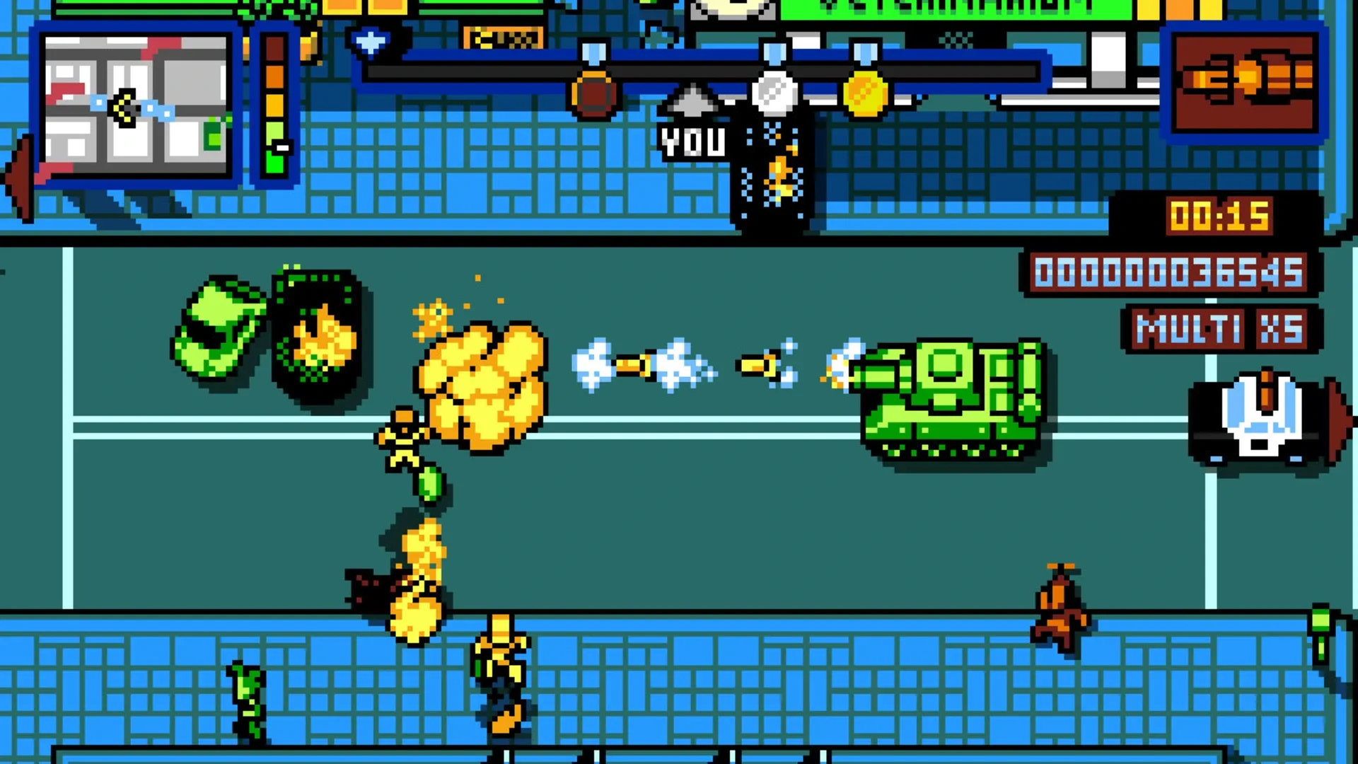 Captura de pantalla - Retro City Rampage DX