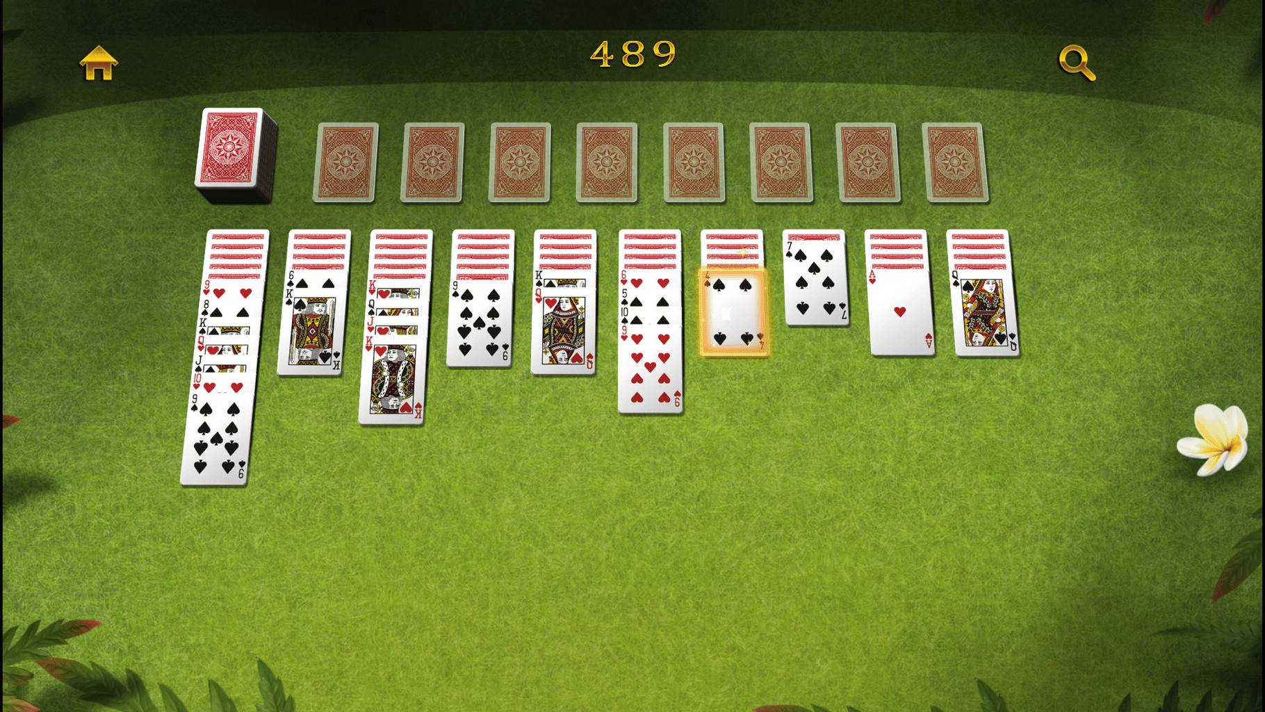 Solitaire screenshot