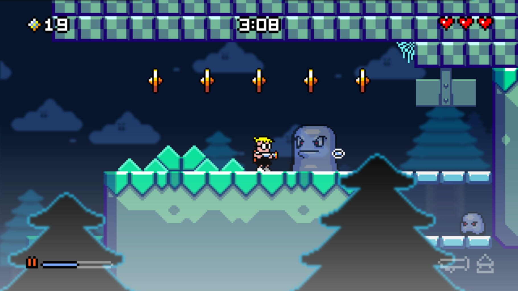 Captura de pantalla - Mutant Mudds Deluxe