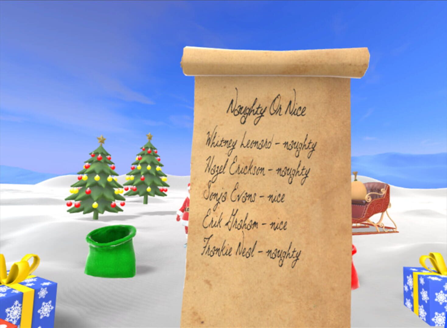 Naughty or Nice - Screenshot