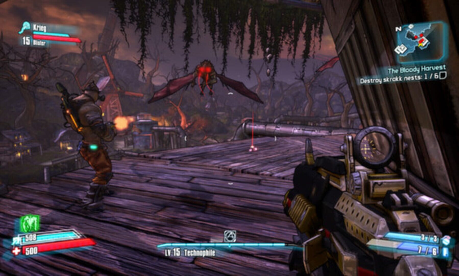 Captura de pantalla - Borderlands 2: T.K. Baha's Bloody Harvest