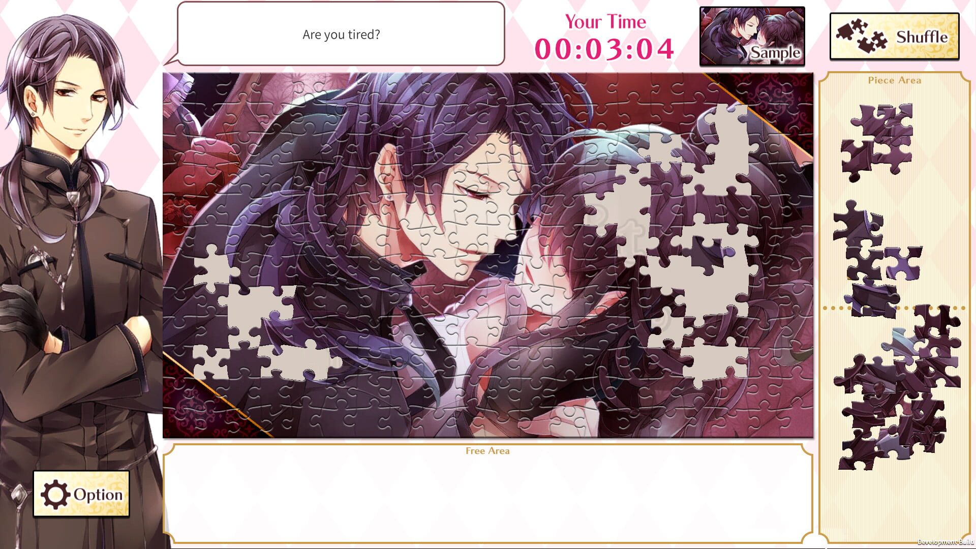 Otome Romance Jigsaws - Midnight Cinderella & Destined to Love - Screenshot