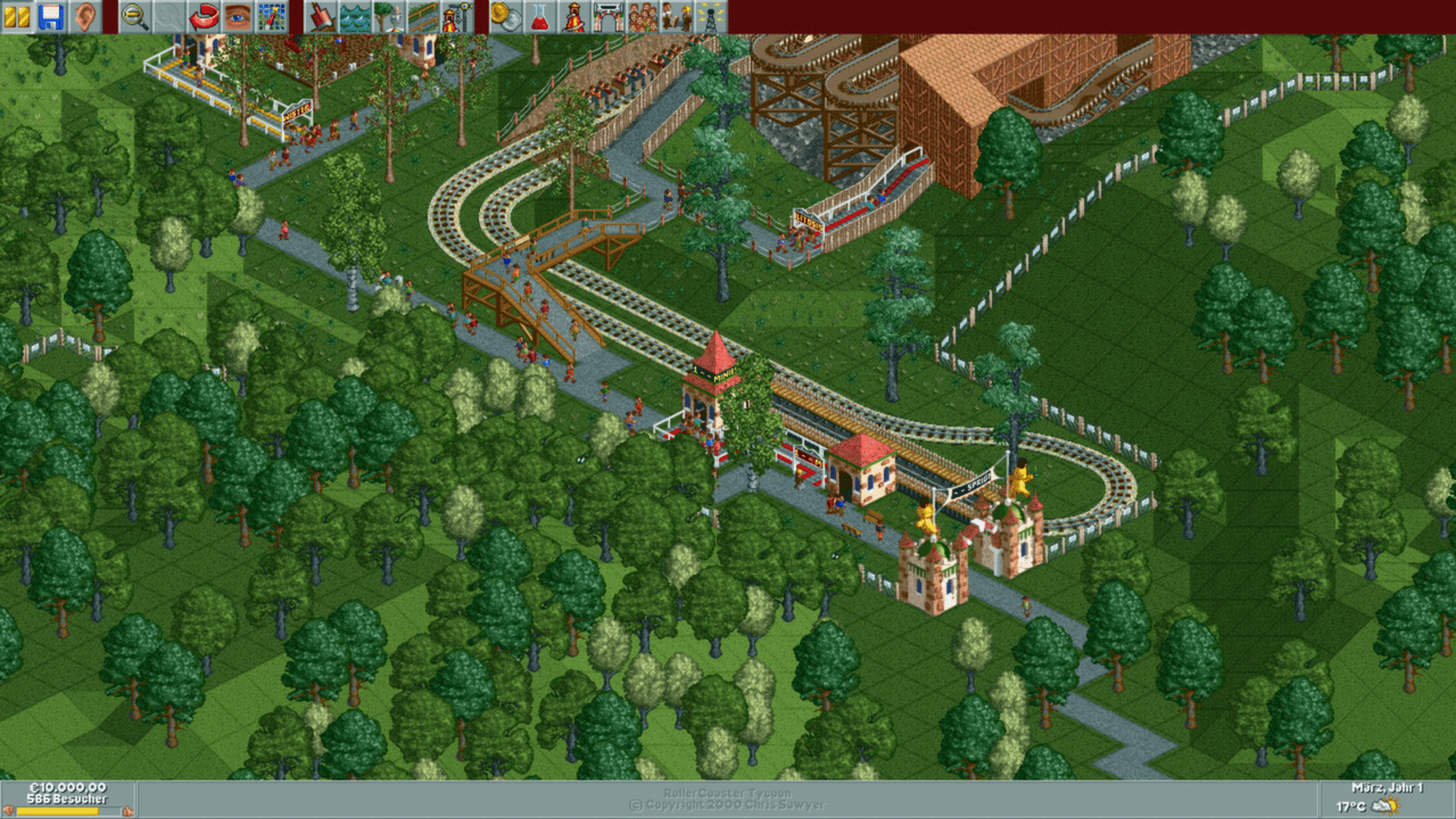 RollerCoaster Tycoon: Deluxe screenshot