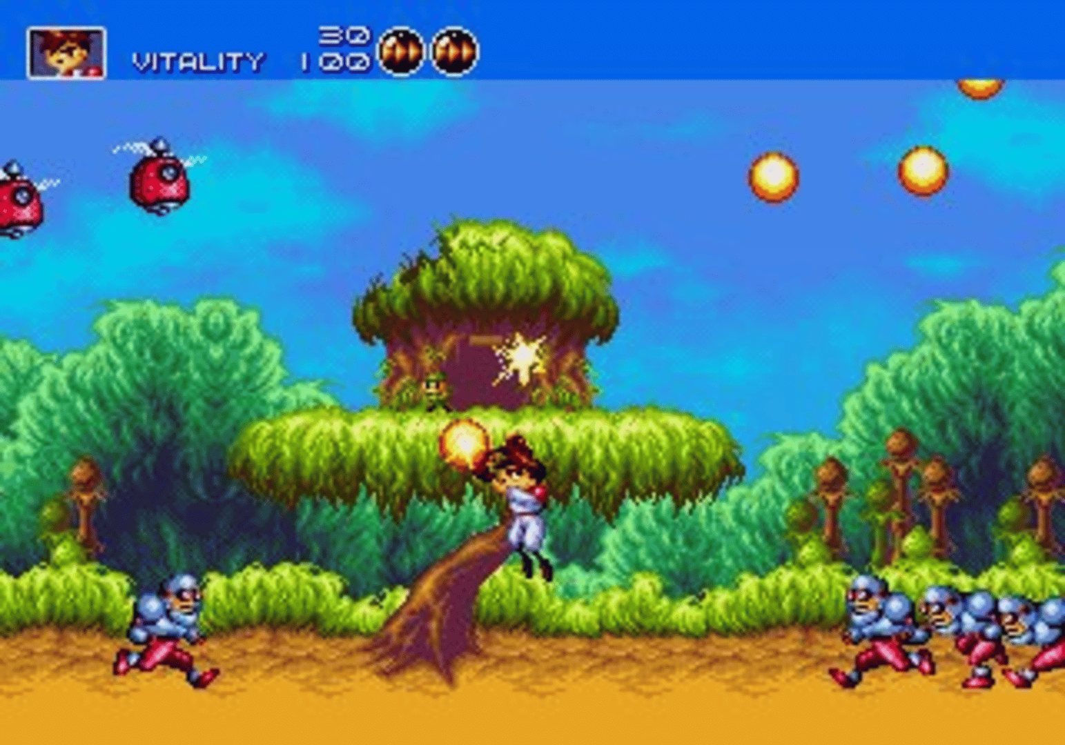 Gunstar Heroes screenshot