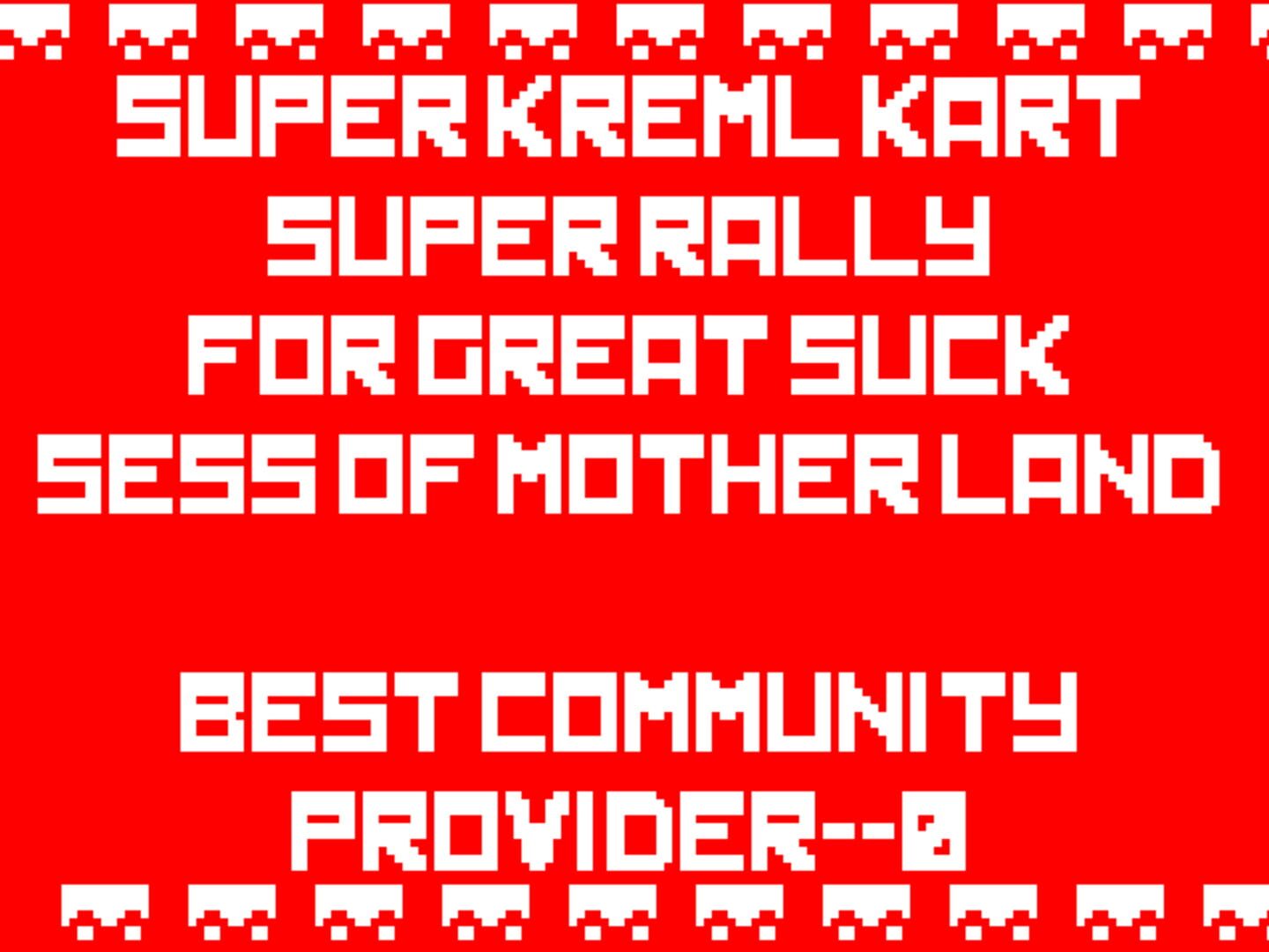 Jeu : Super Kreml Kart Super Rally
