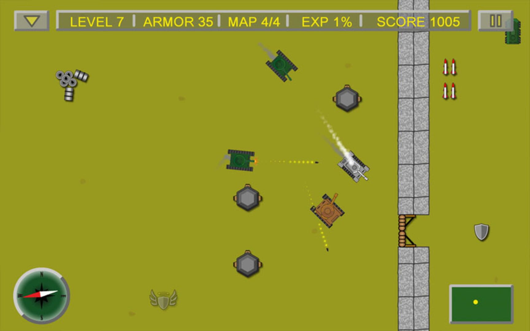 Gray Tank - Screenshot