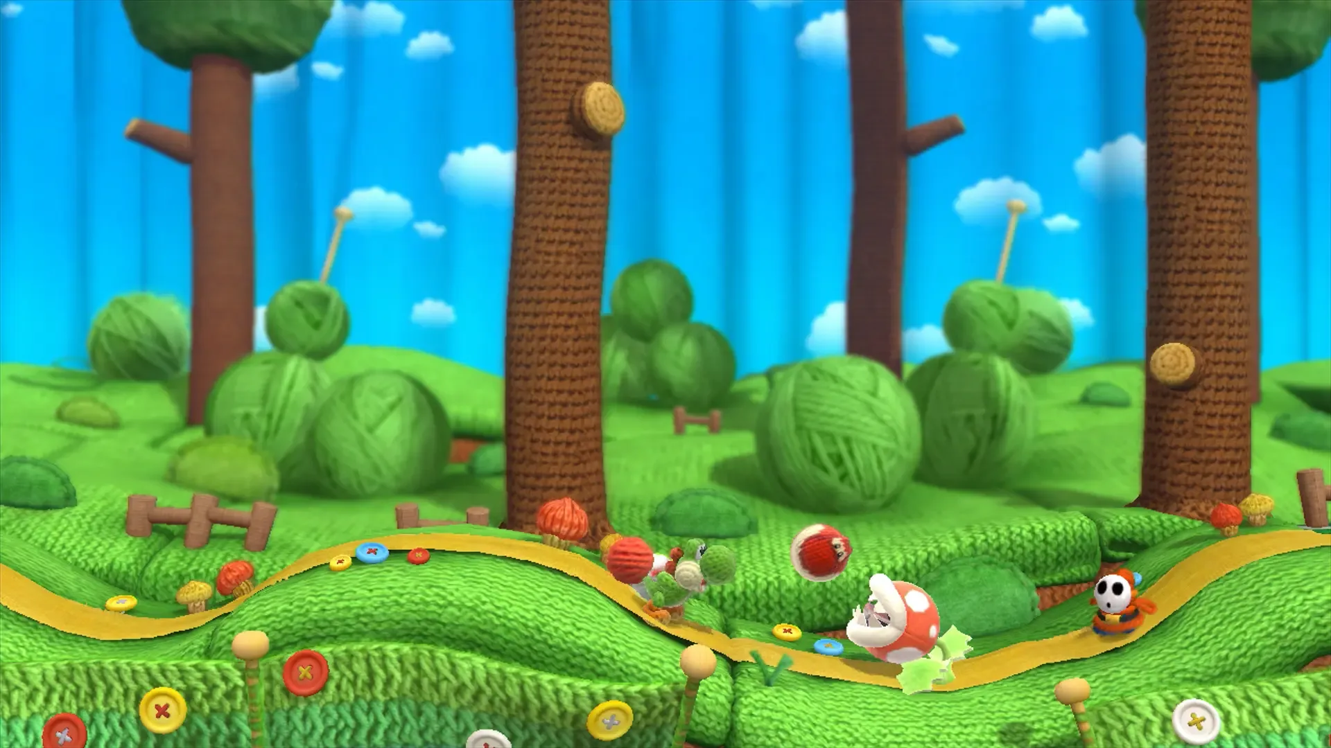 Captura de pantalla - Yoshi's Woolly World
