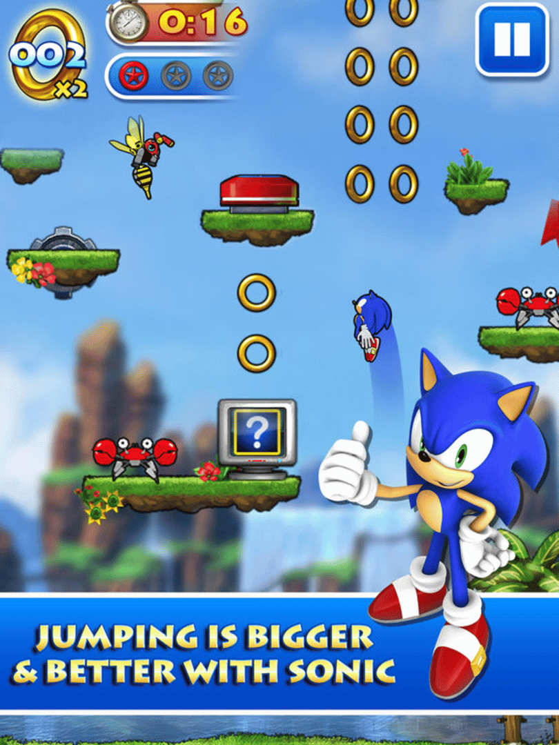 Sonic Jump screenshot