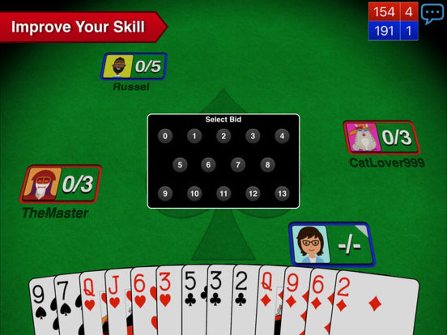 Spades++ - Screenshot