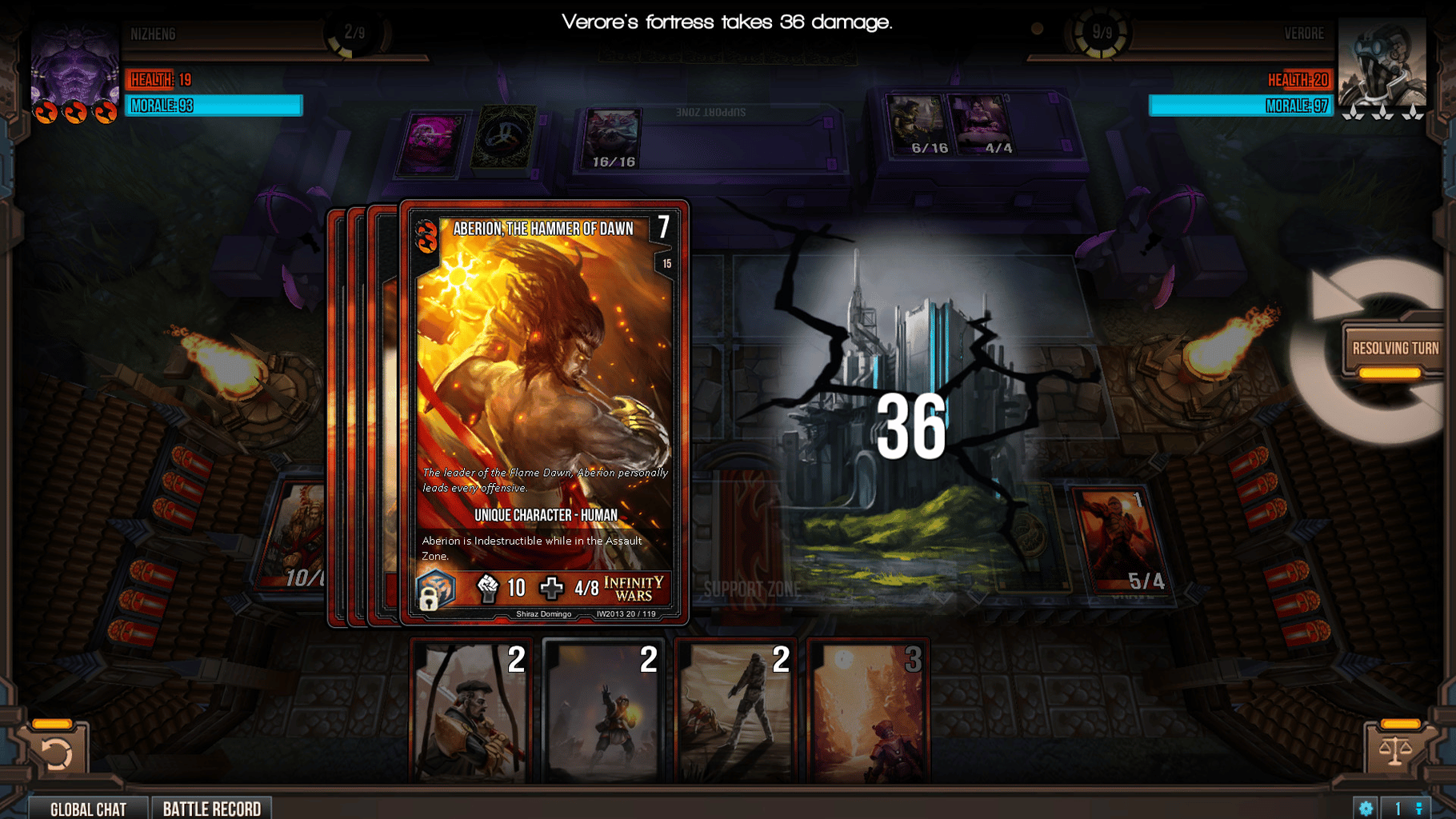 Infinity Wars: Animated Trading Card Game screenshot