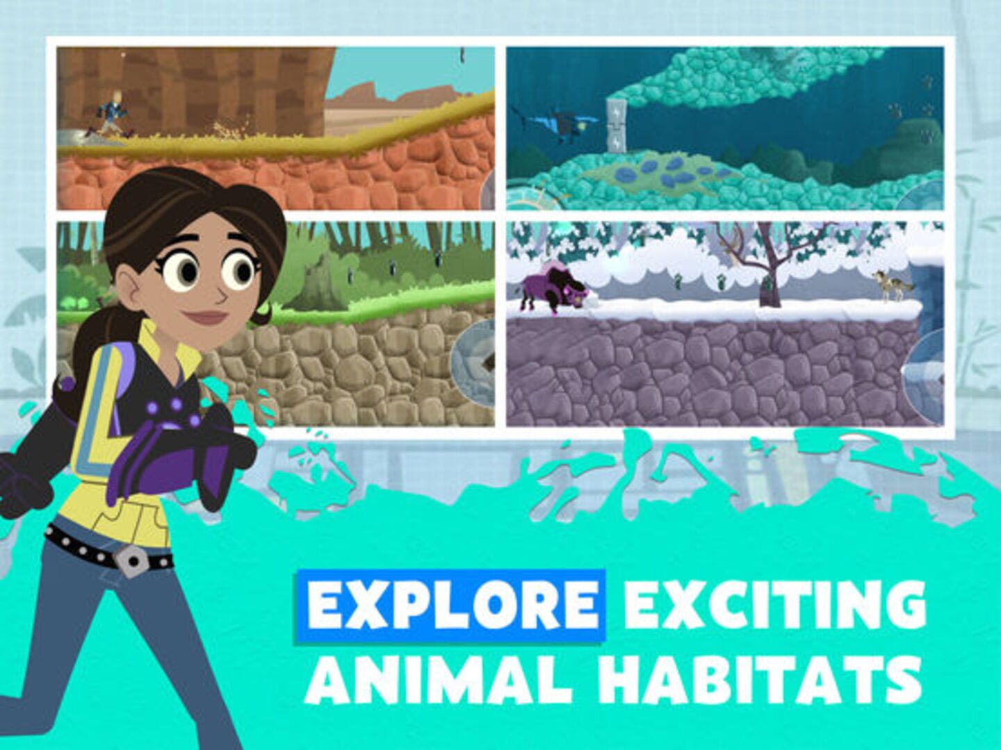 Wild Kratts Rescue Run - Screenshot