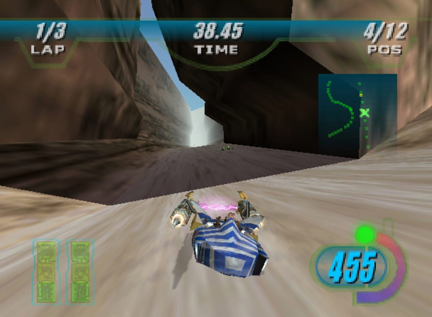Captura de pantalla - Star Wars: Episode I - Racer