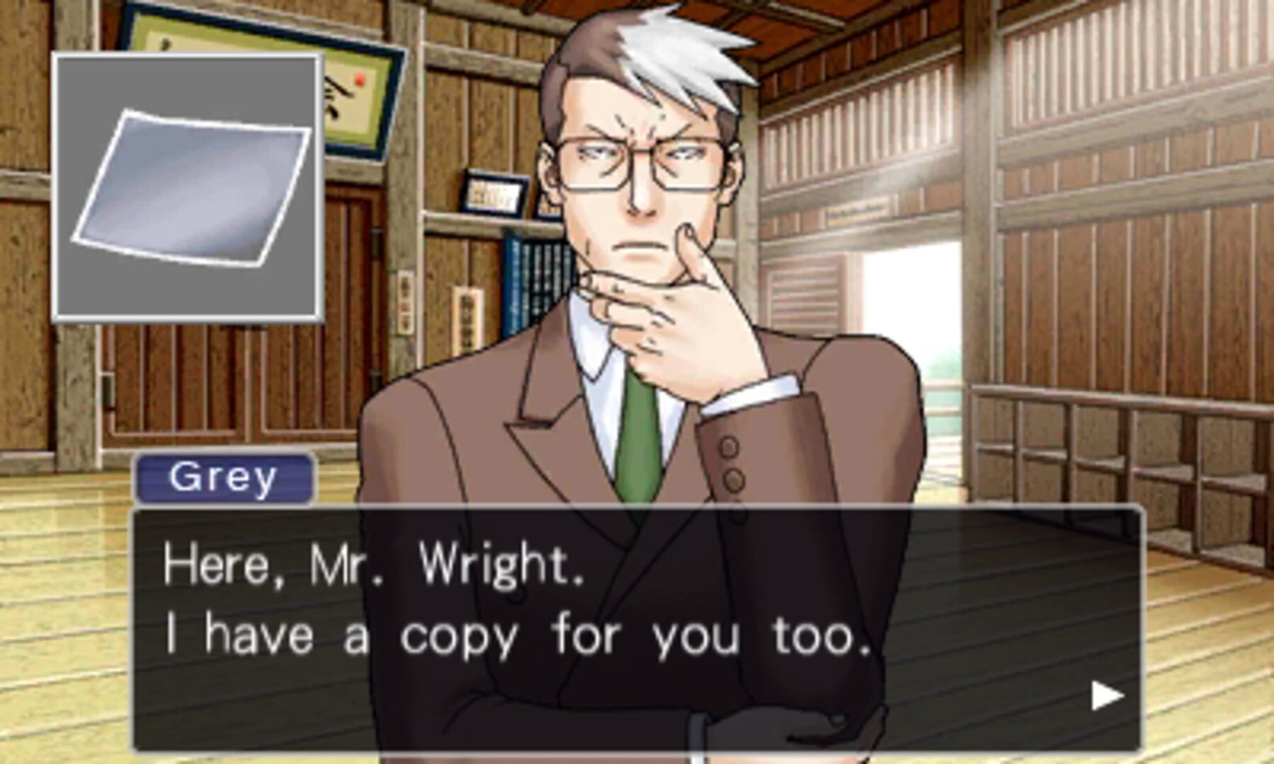 Captura de pantalla - Phoenix Wright: Ace Attorney Trilogy