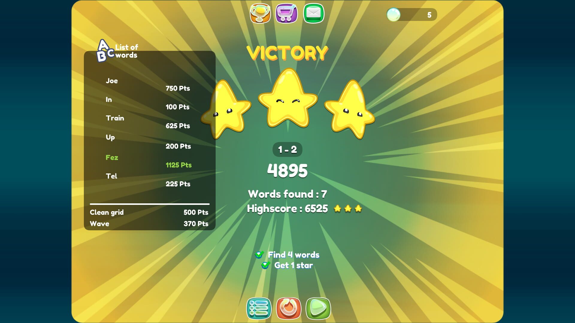 Around the Words - Screenshot