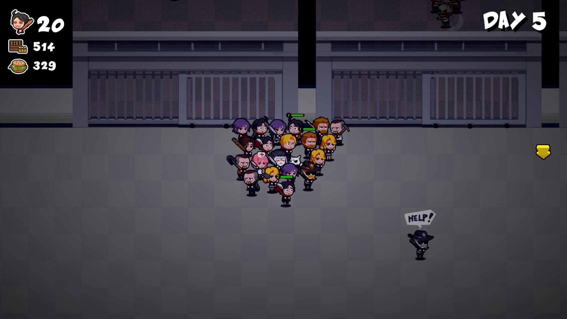 Run!ZombieFoods! - Screenshot