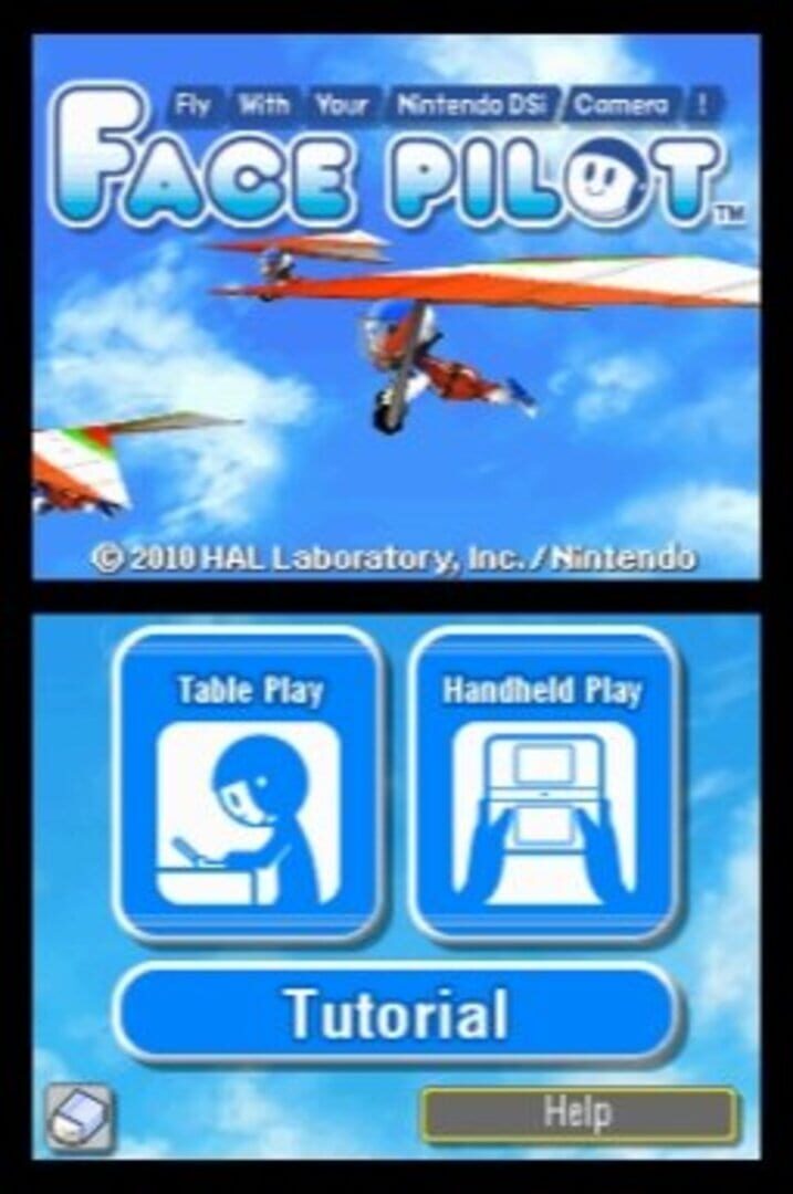 Captura de pantalla - Face Pilot: Fly With Your Nintendo DSi Camera!