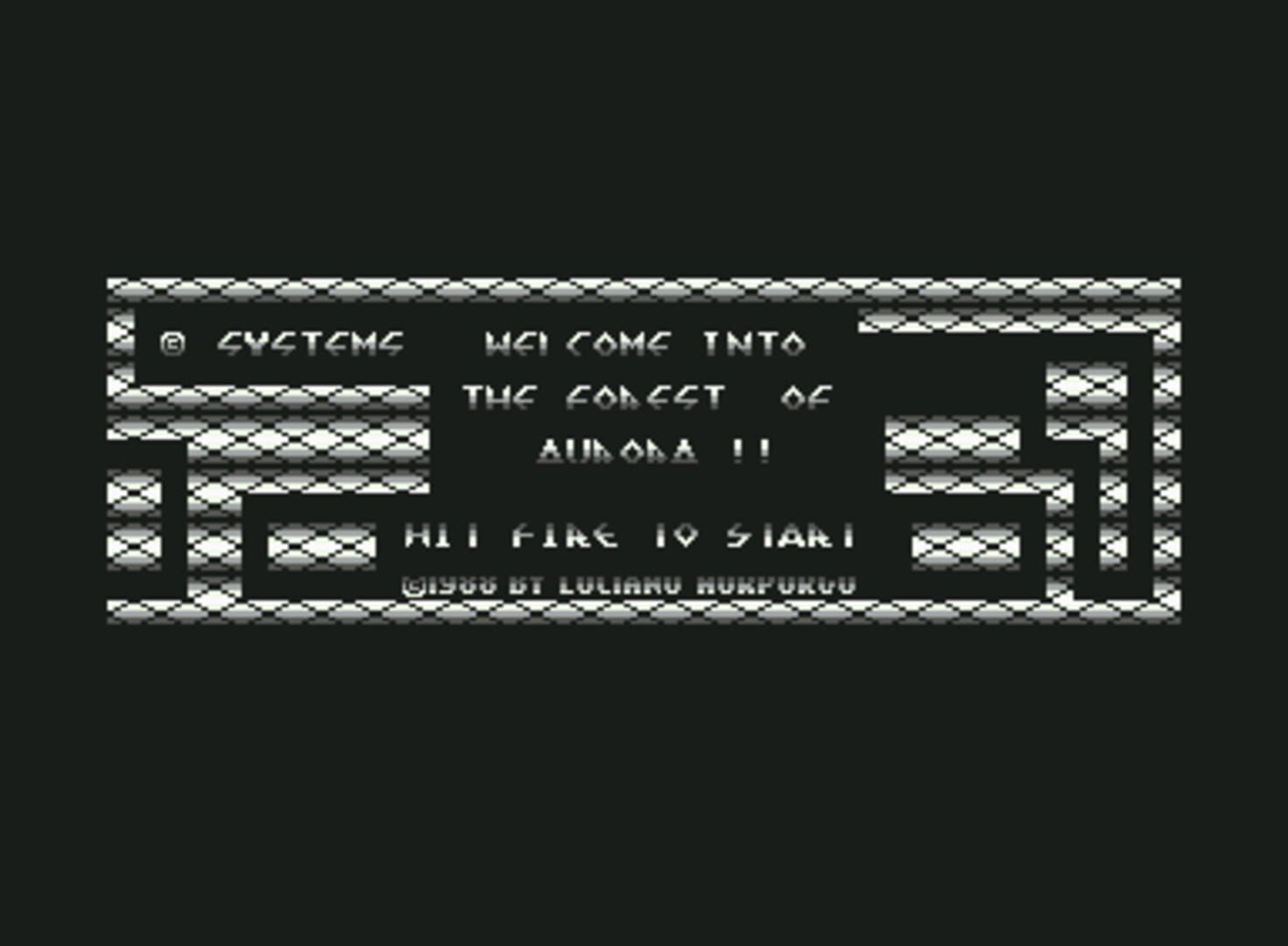 Jeu : Welcome into the Forest of Aurora !!