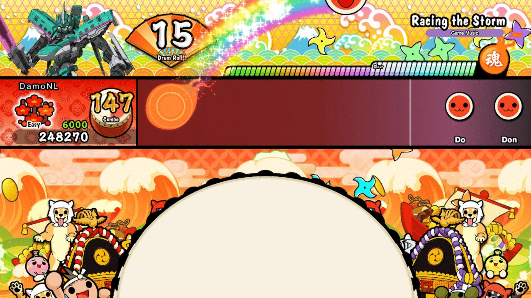 Taiko no Tatsujin: Drum 'n' Fun! screenshot