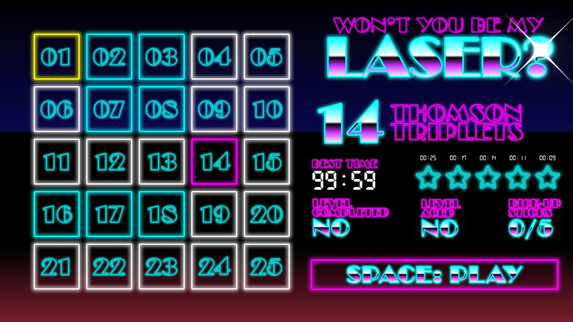 Won't You Be My Laser? - Screenshot