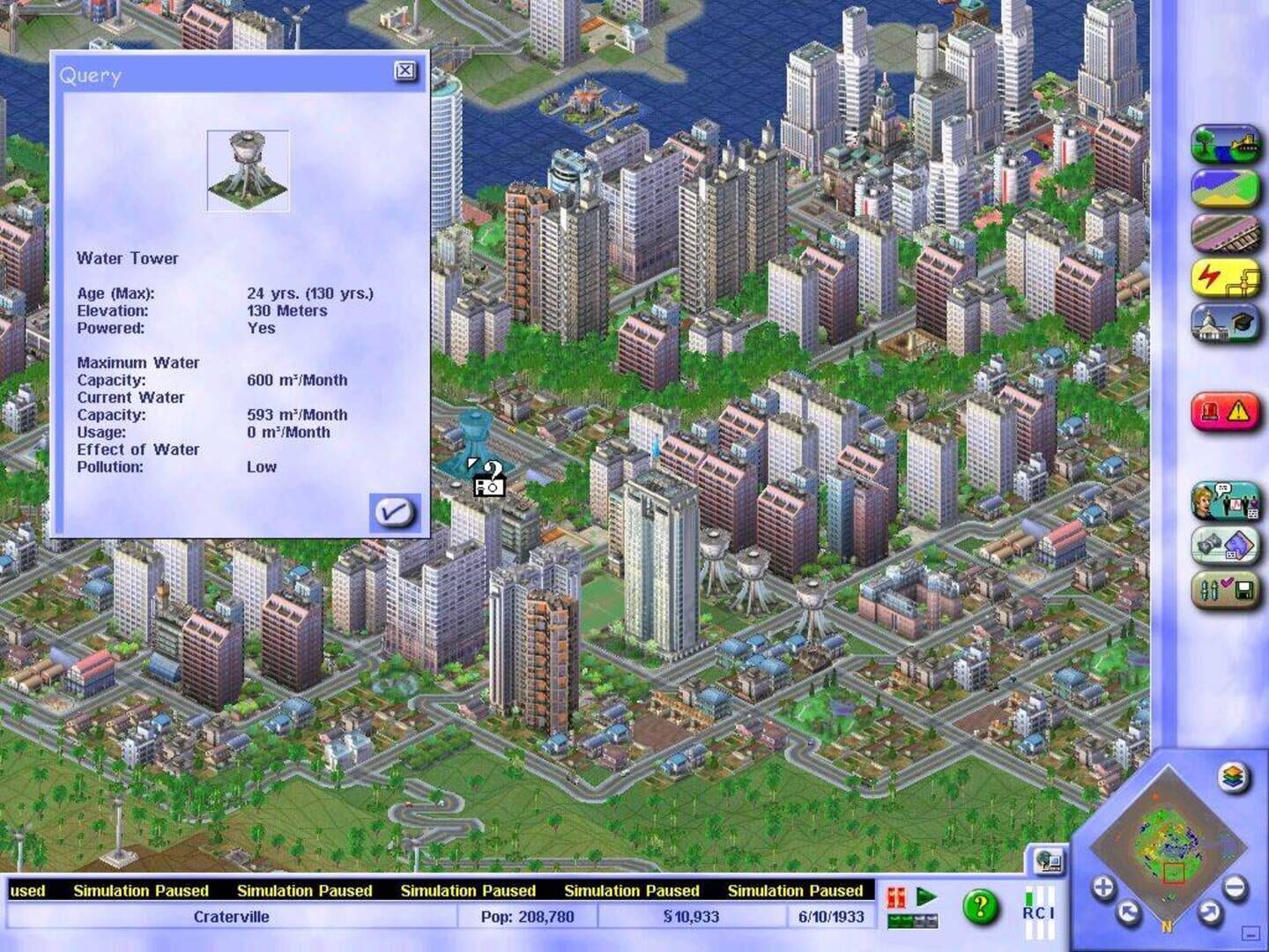 Captura de pantalla - SimCity 3000