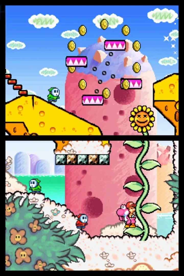 Captura de pantalla - Yoshi's Island DS