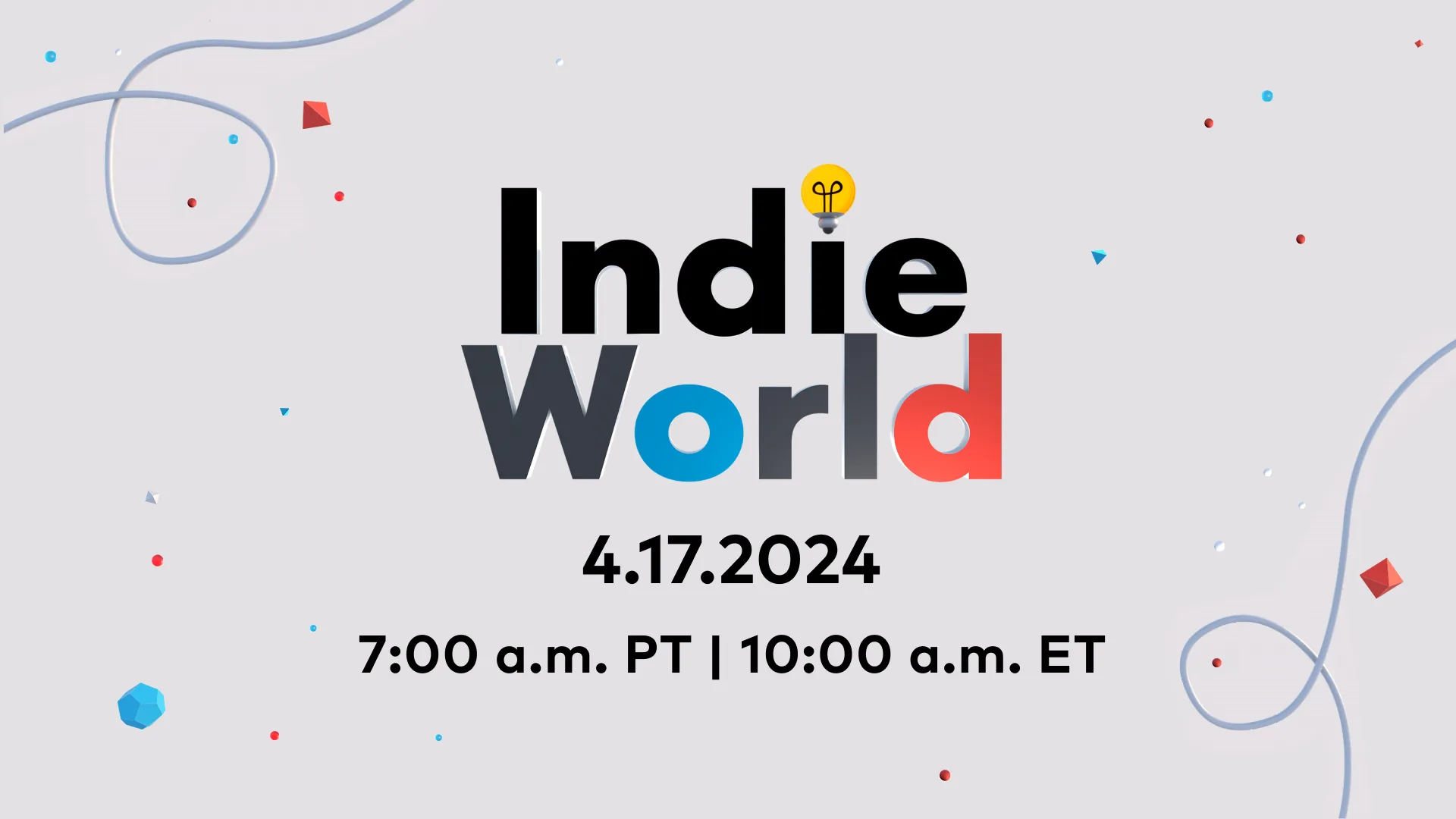 Indie World Showcase 4.17.2024
