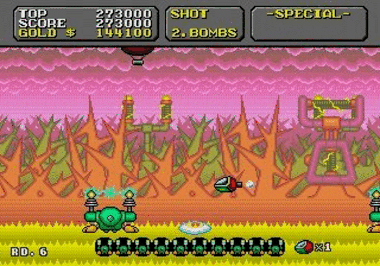 Super Fantasy Zone screenshot