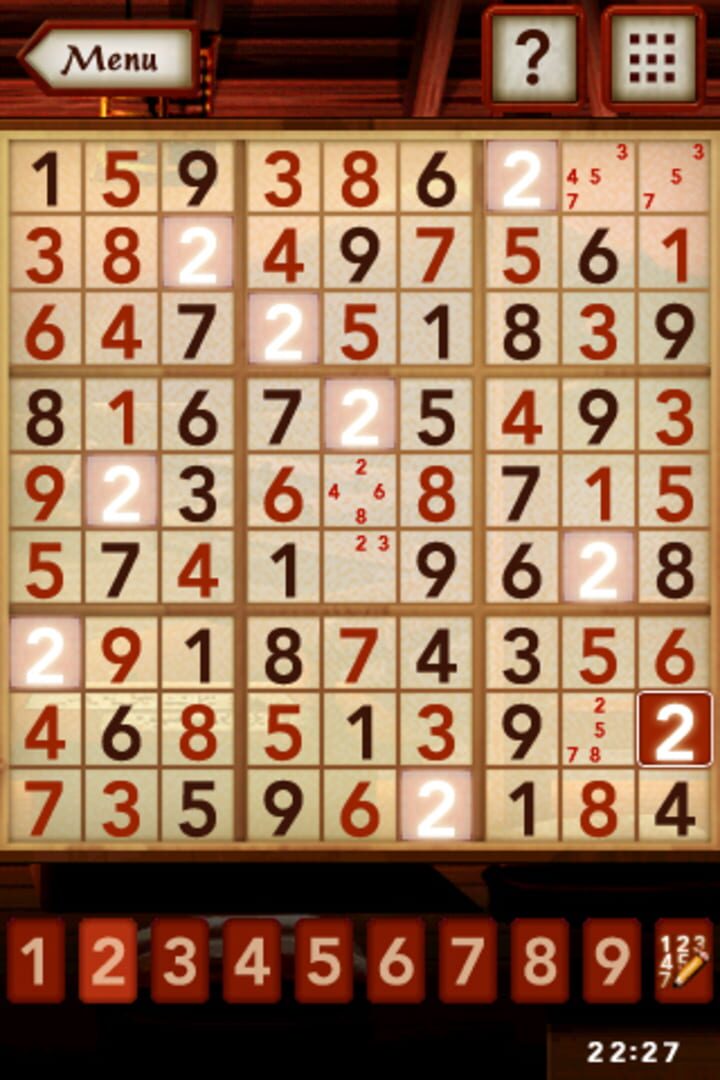 Captura de pantalla - Sudoku