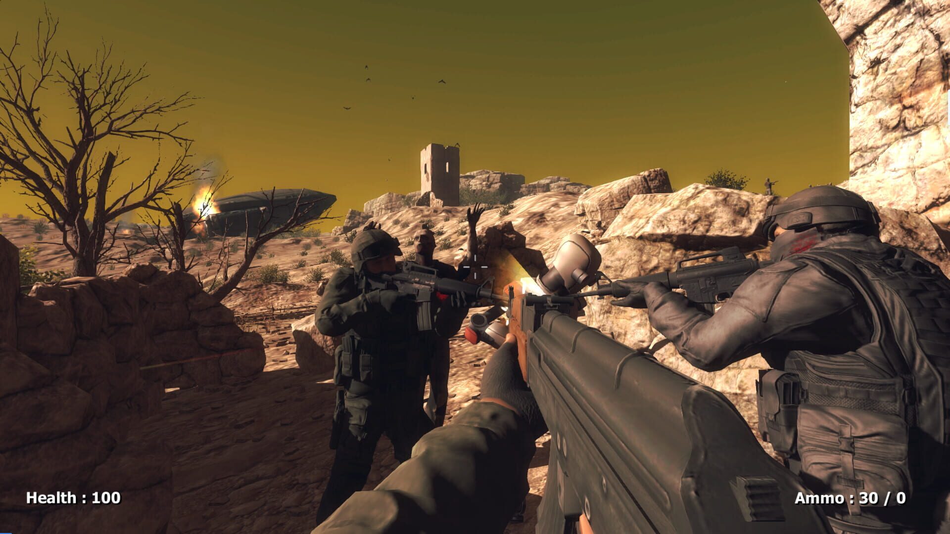 Desert Rescue - Screenshot