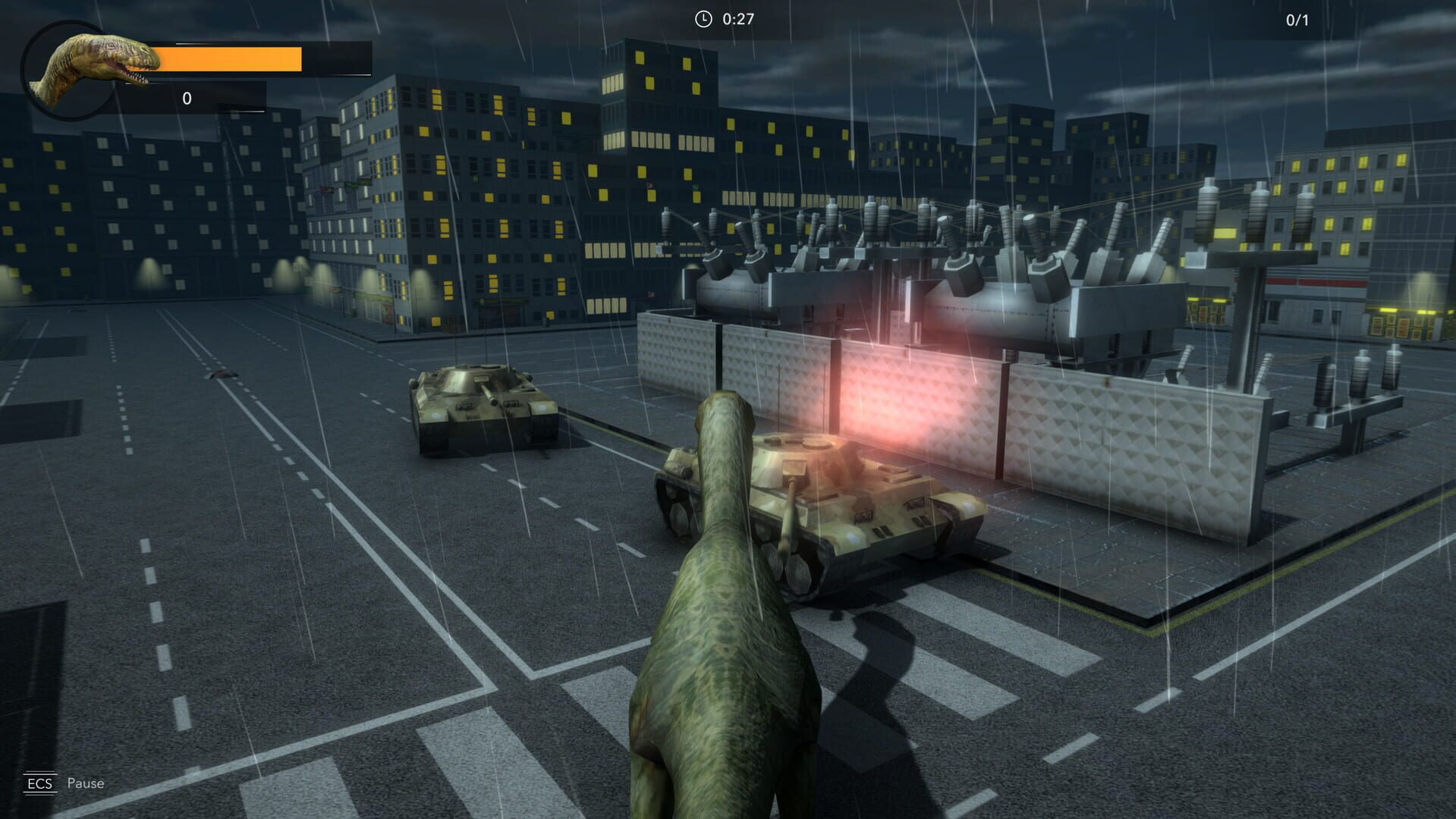 Jurassic City Walk - Screenshot