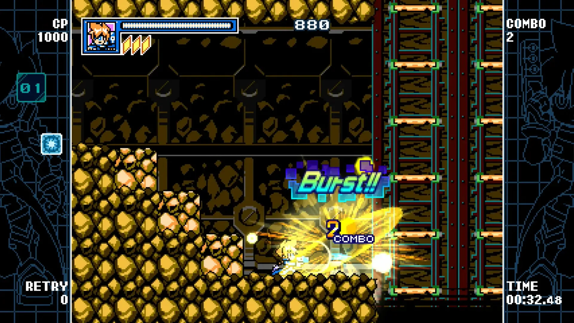 Captura de pantalla - Mighty Gunvolt Burst