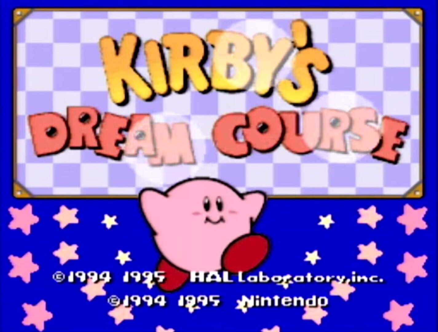 Captura de pantalla - Kirby's Dream Course