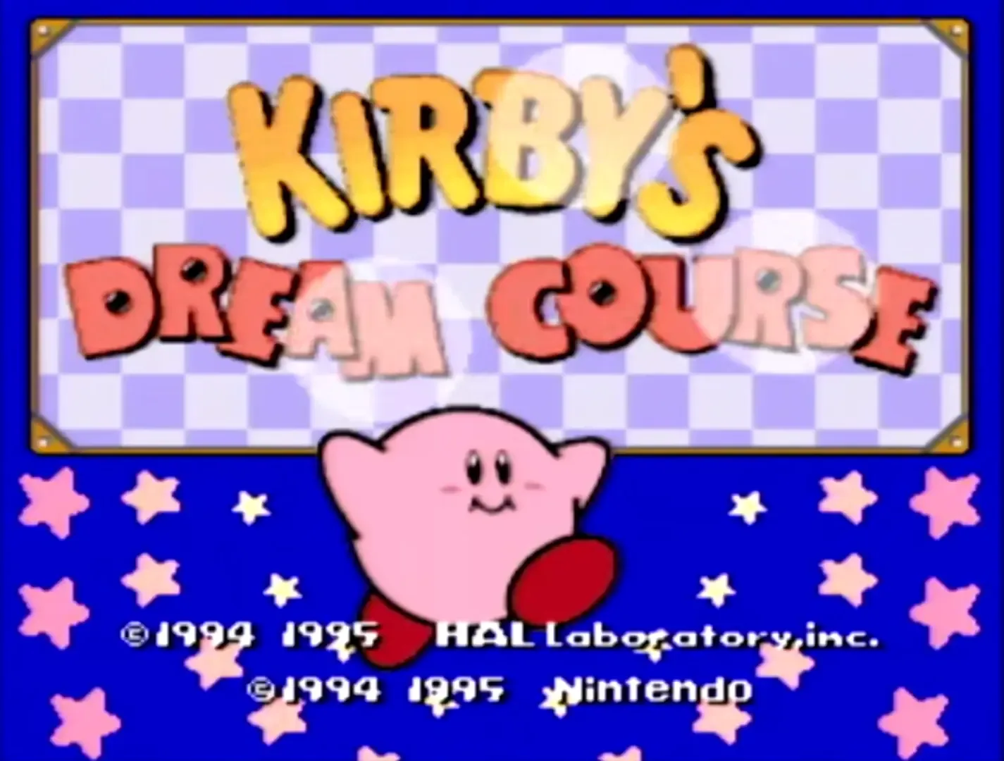 Captura de pantalla - Kirby's Dream Course