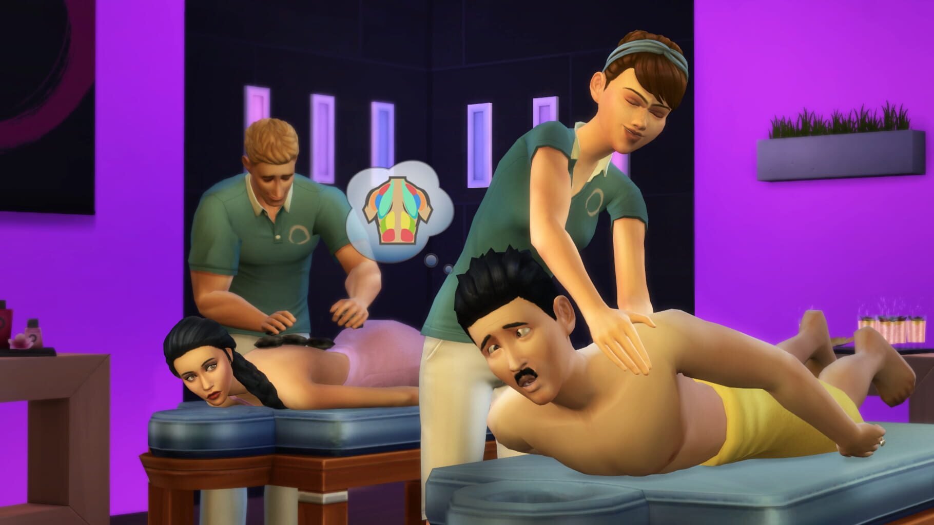 Captura de pantalla - The Sims 4: Spa Day