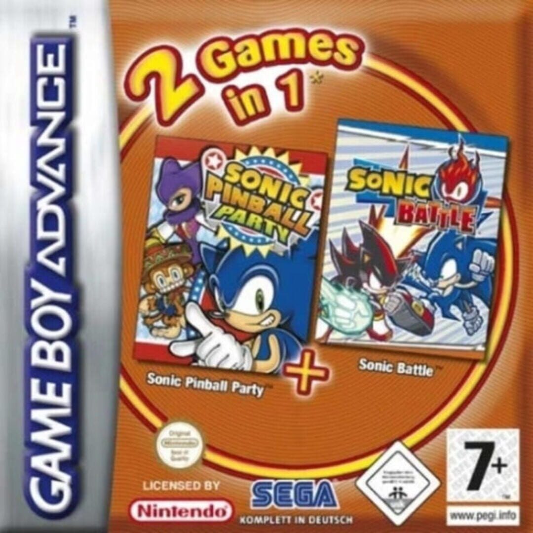 2 Games in 1: Sonic Pinball Party + Sonic Battle