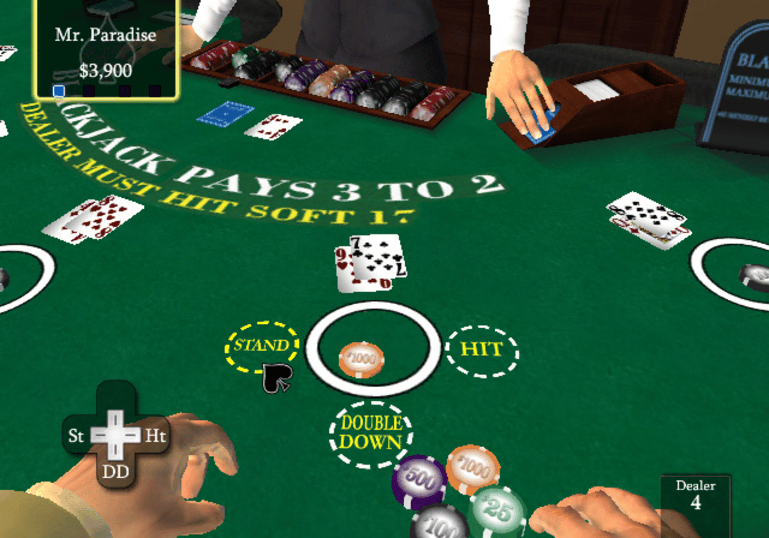 VIP Casino Blackjack screenshot