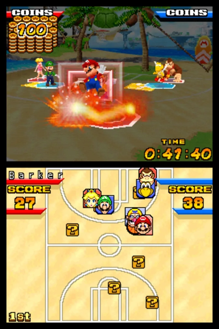 Captura de pantalla - Mario Hoops 3-on-3