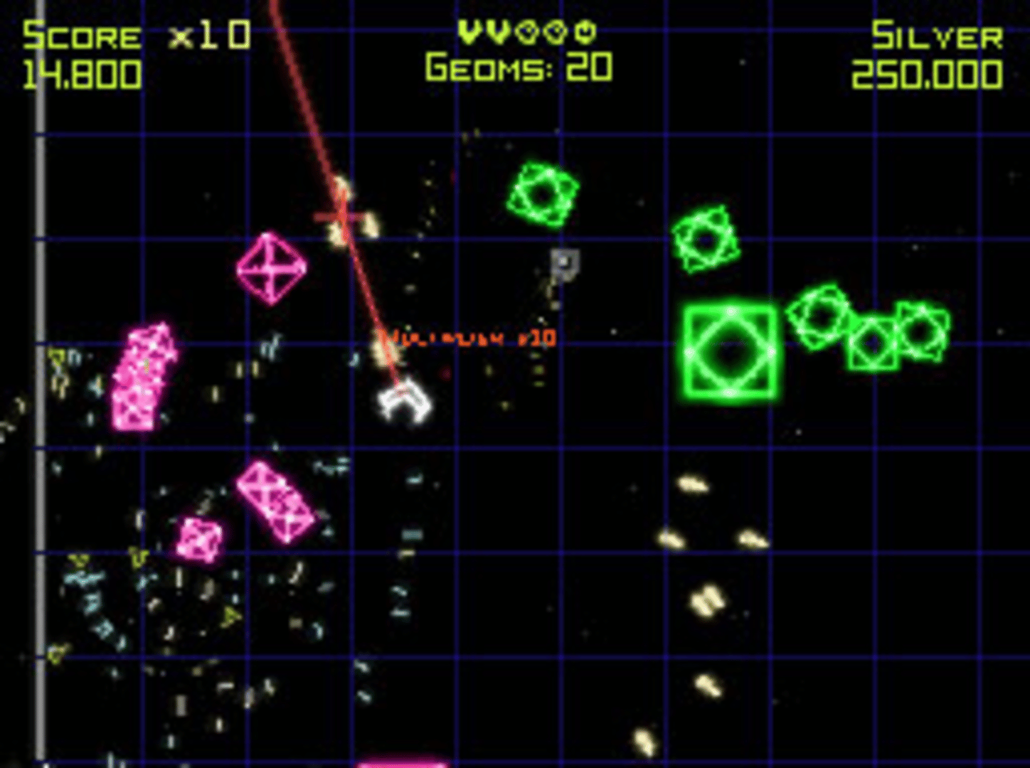 Geometry Wars: Galaxies screenshot