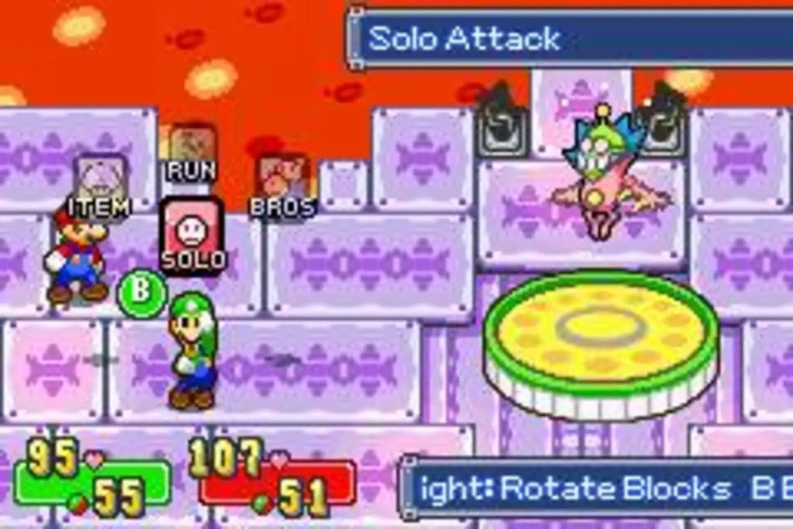 Captura de pantalla - Mario & Luigi: Superstar Saga