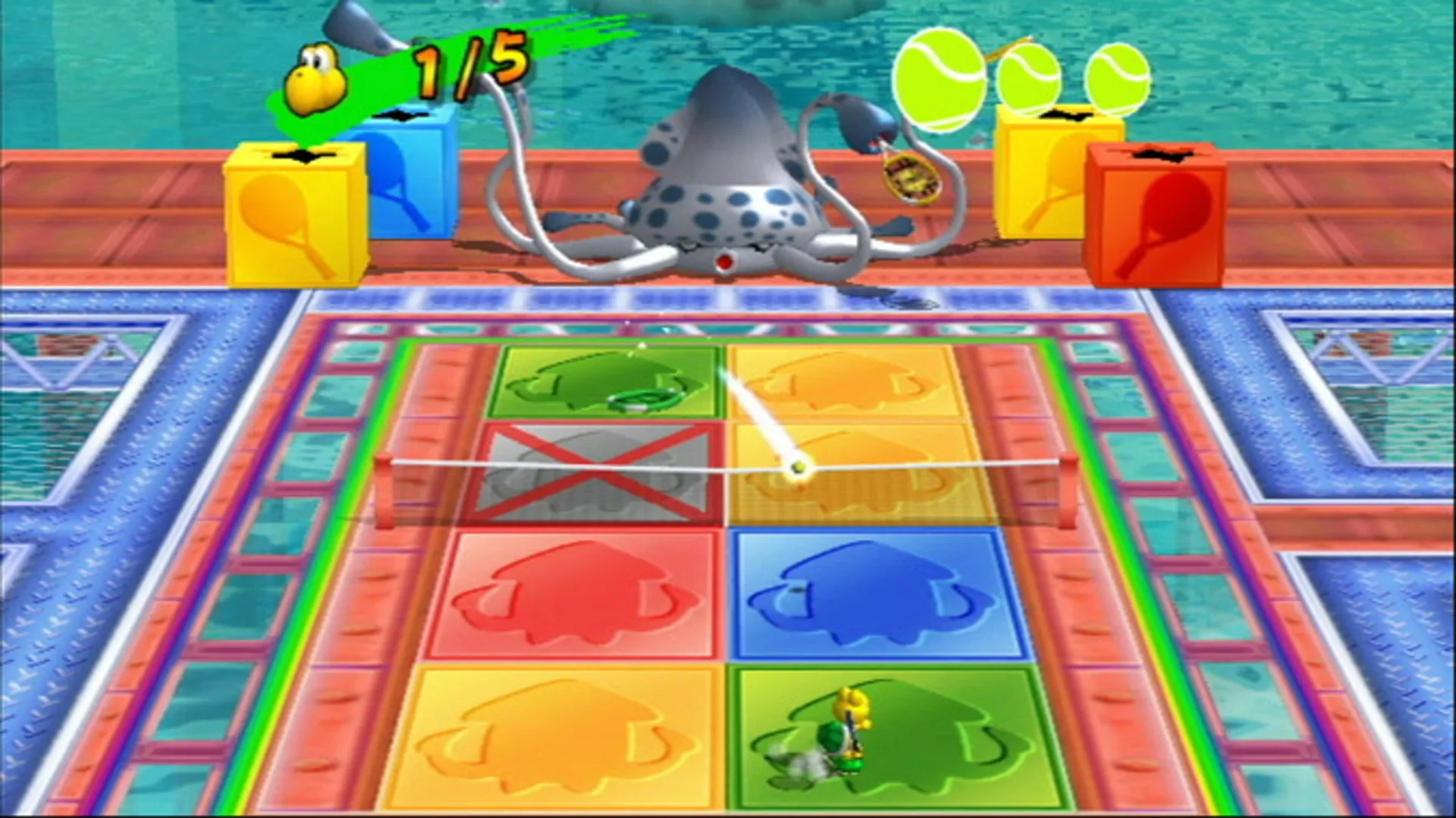 Captura de pantalla - New Play Control! Mario Power Tennis