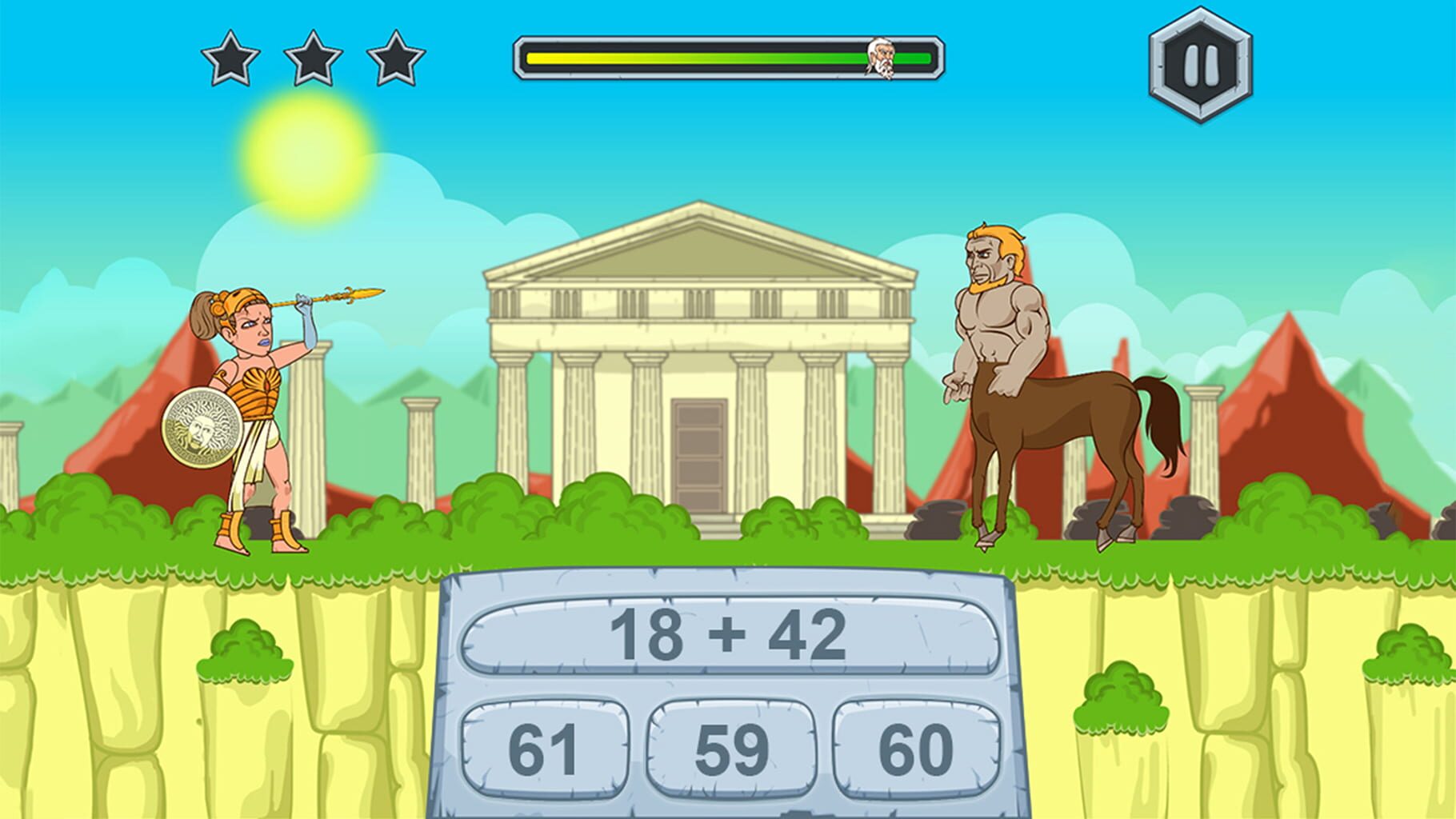 Zeus vs Monsters: Math Game for Kids