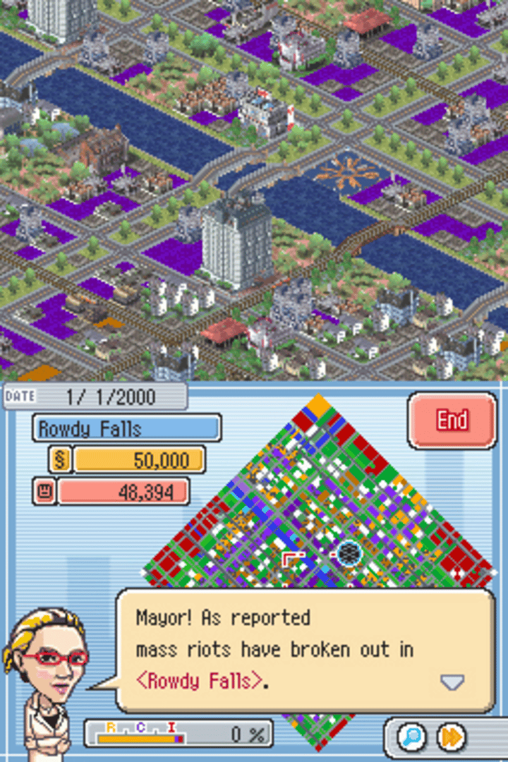 SimCity DS screenshot