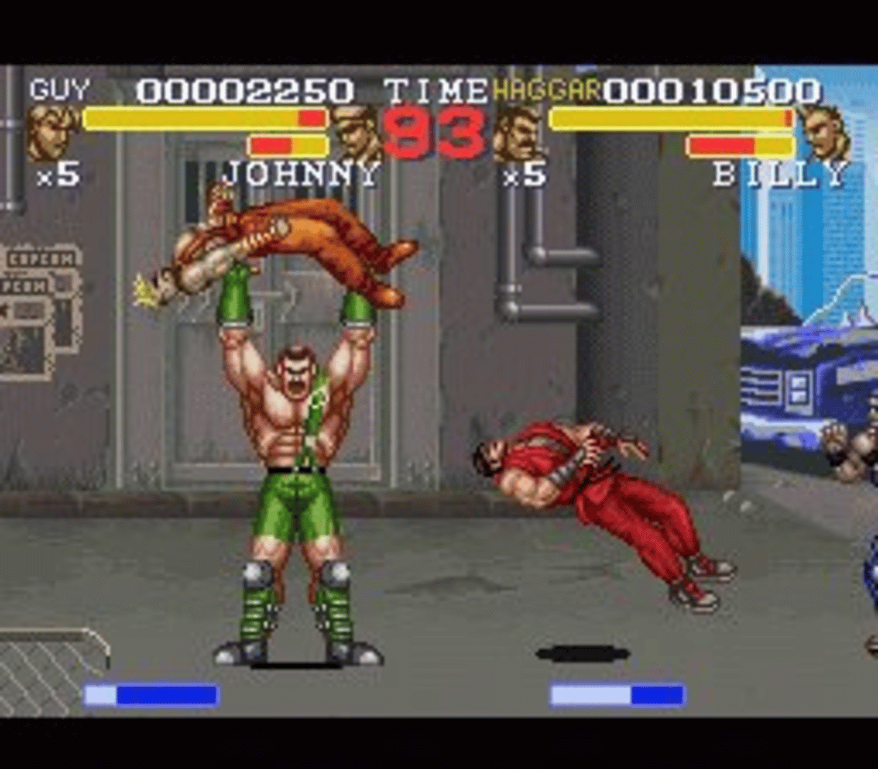 Final Fight 3 screenshot