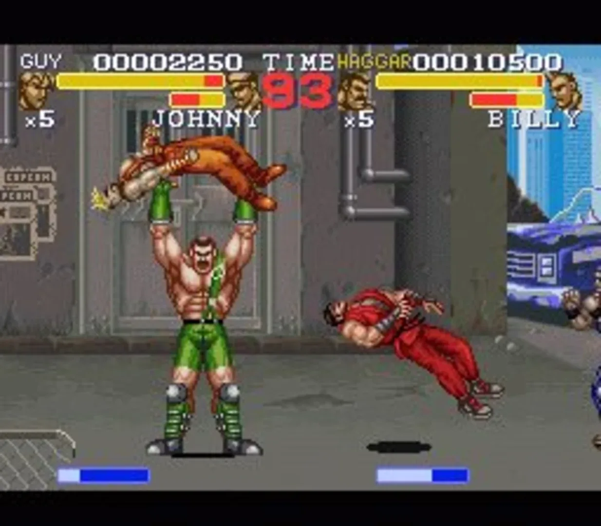 Captura de pantalla - Final Fight 3