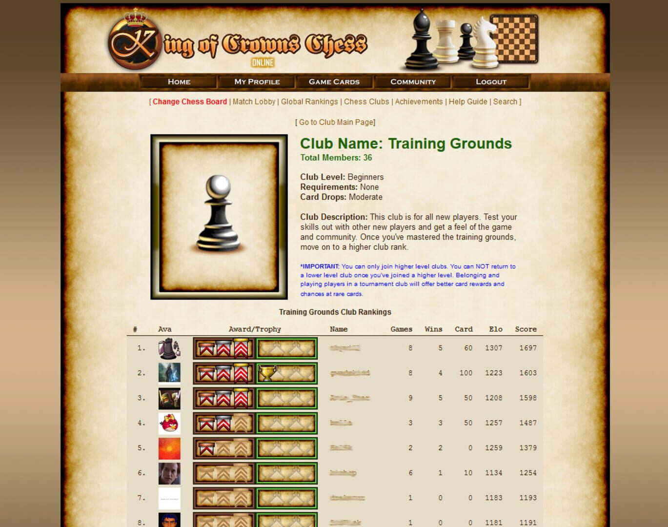 King of Crowns Chess Online - Screenshot