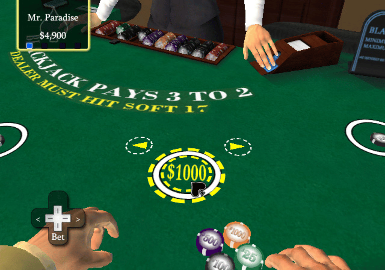 VIP Casino Blackjack screenshot