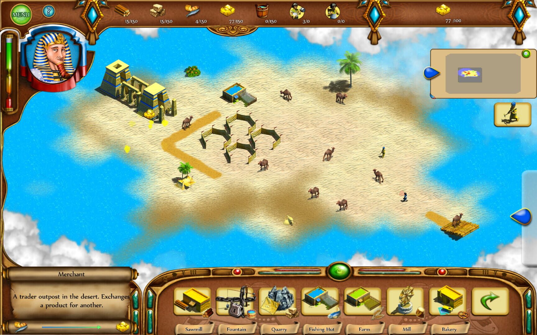 Egyptian Settlement Gold - Screenshot