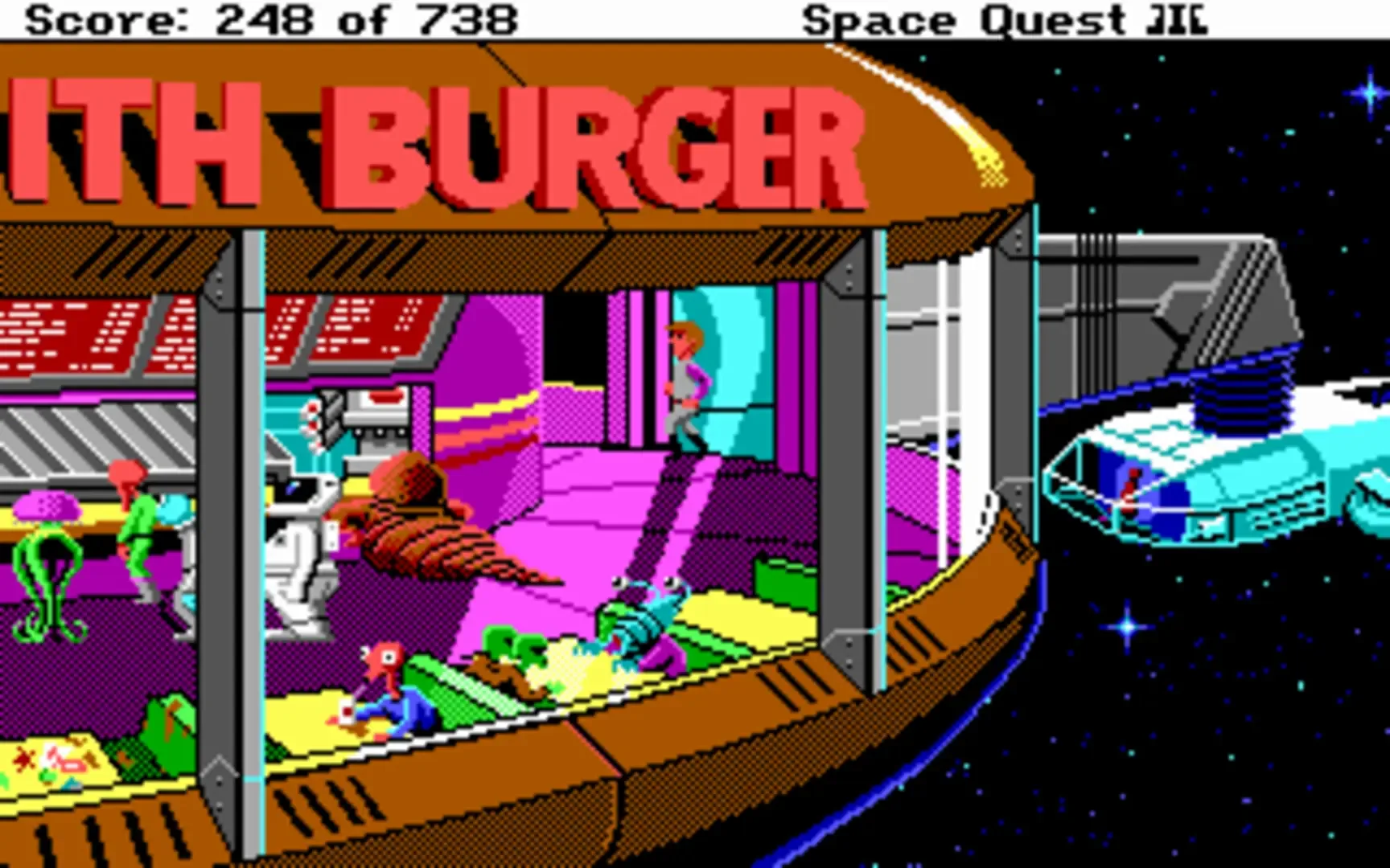 Captura de pantalla - Space Quest III: The Pirates Of Pestulon