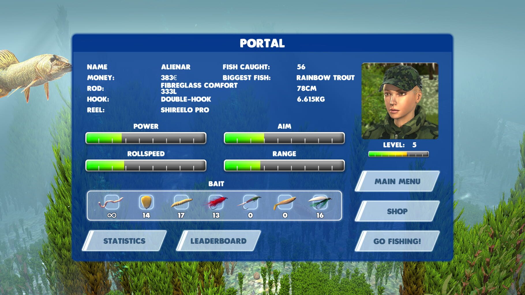 3D Arcade Fishing screenshot