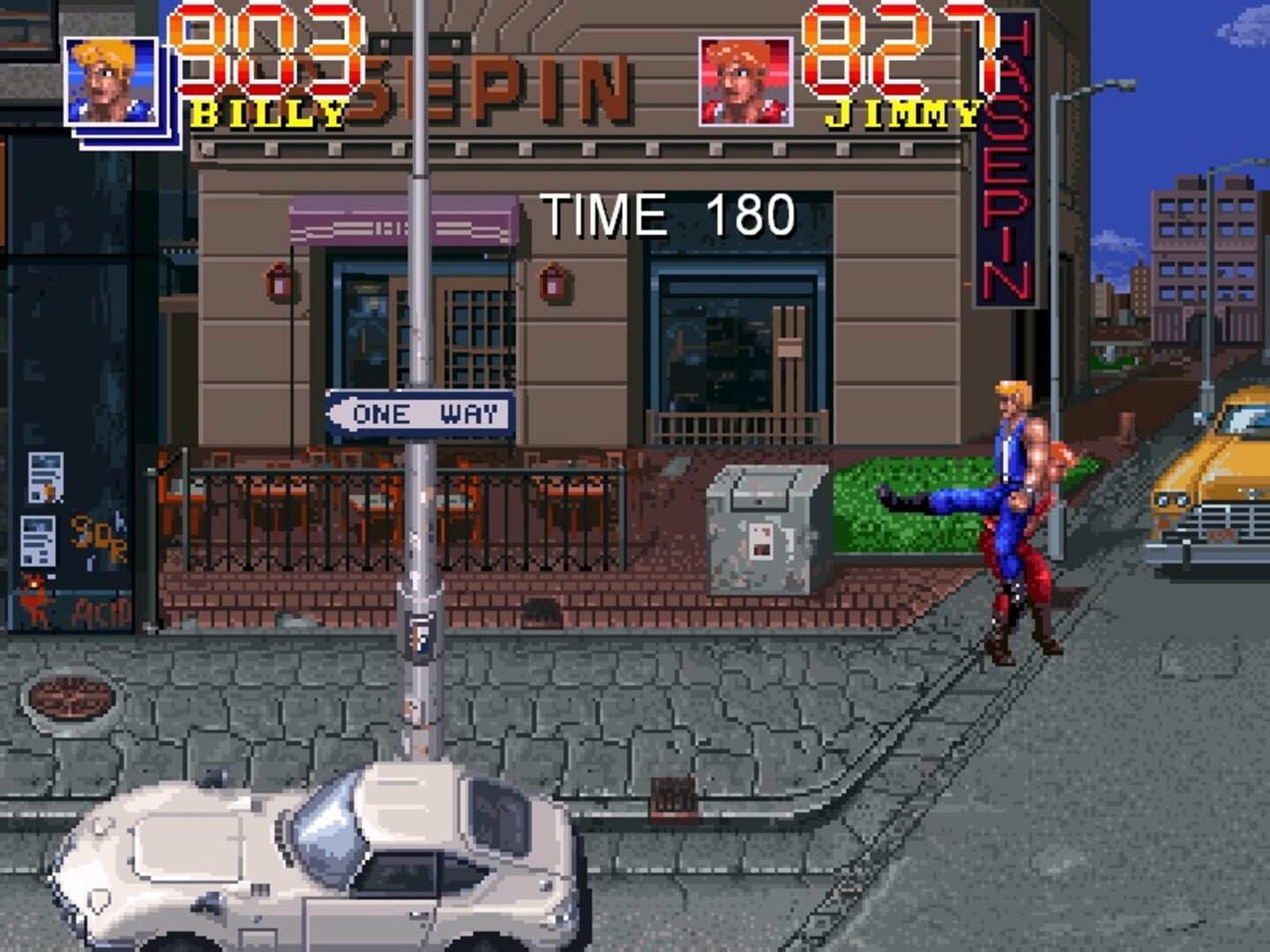 Captura de pantalla - Double Dragon Trilogy